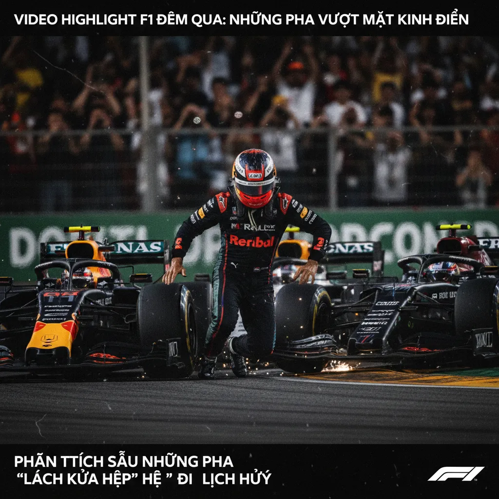 Tay đua ăn mừng chiến thắng đầy cảm xúc sau một chặng đua F1 kịch tính