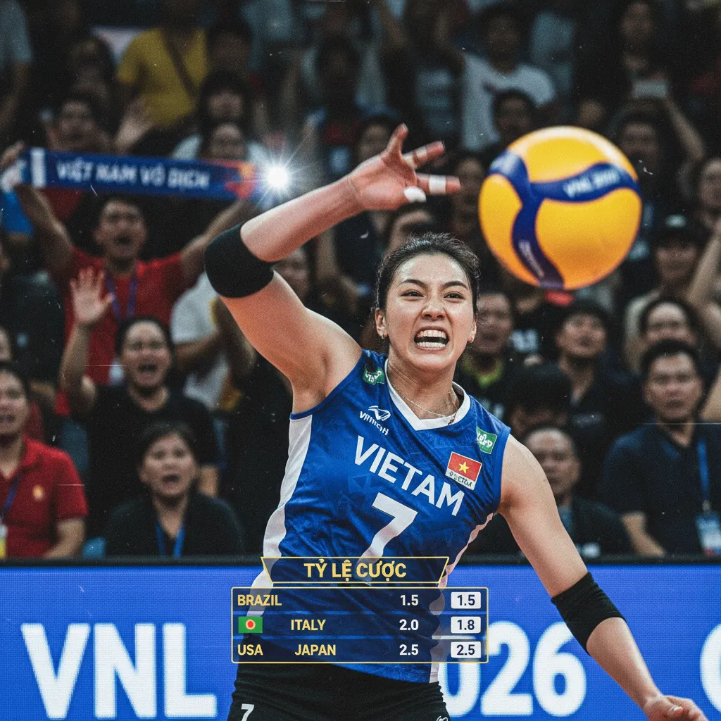 Phân tích các loại kèo cược VNL phổ biến