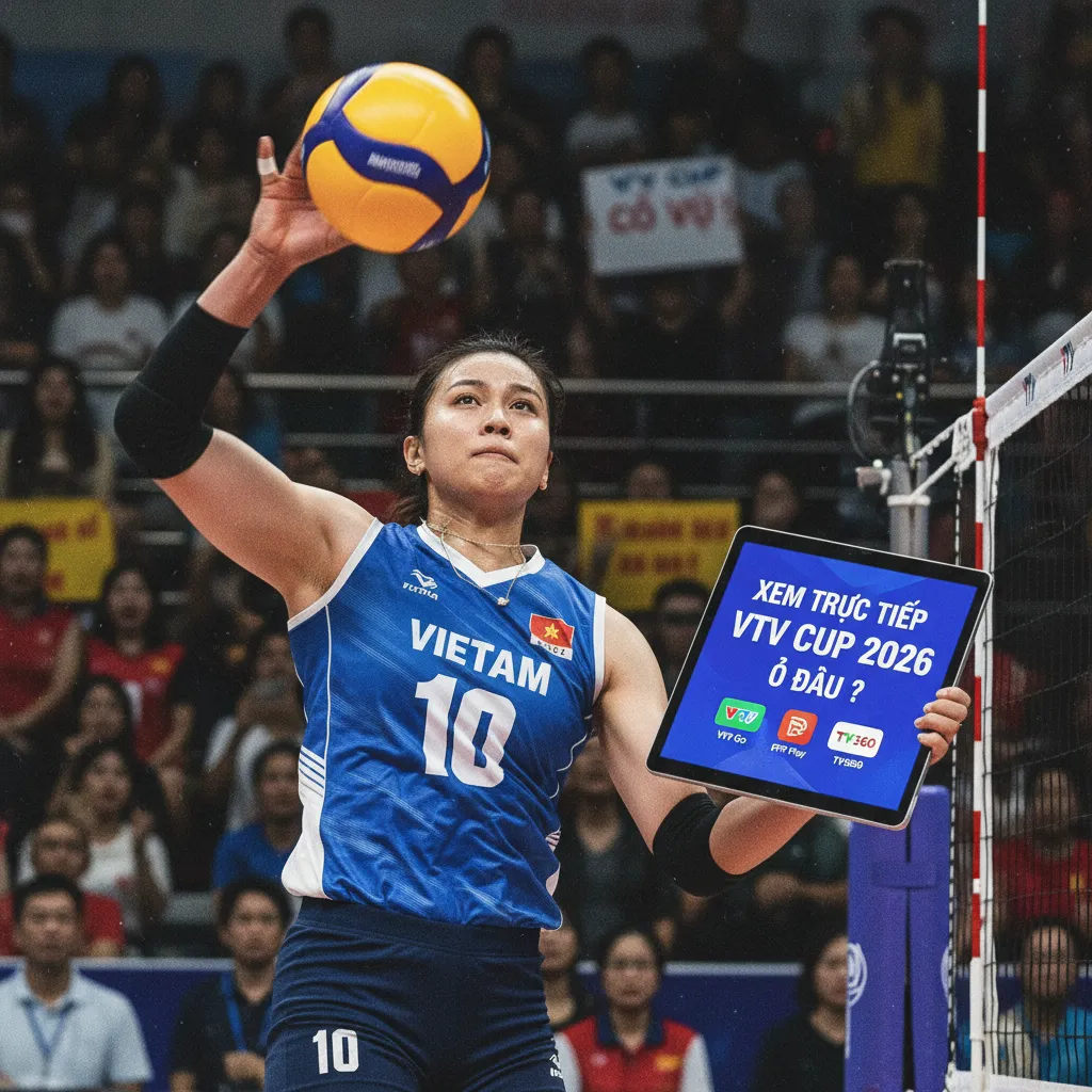 Kênh sóng chính thức xem VTV Cup 2026